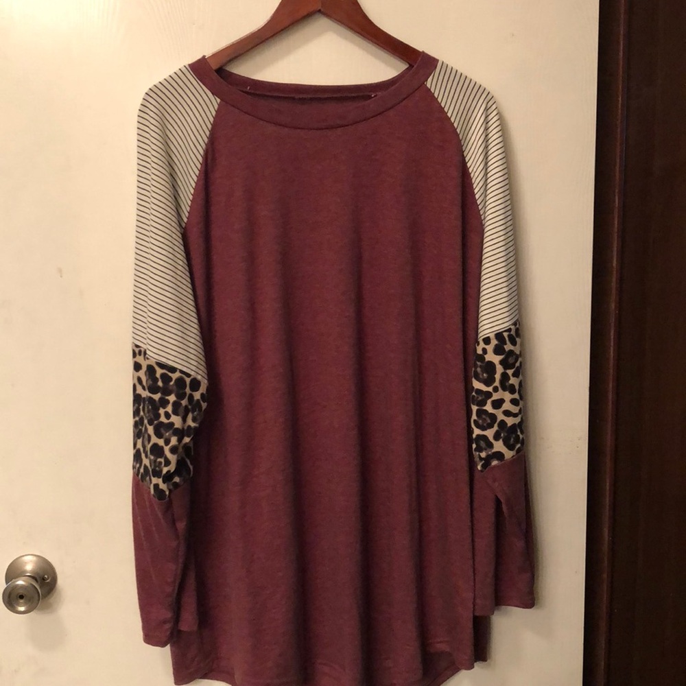 Plus Sized Long Sleeve Tee